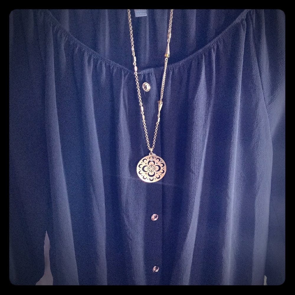 Plus size peasant top